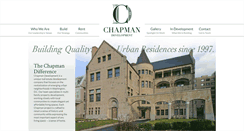 Desktop Screenshot of chapmandevelopment.com